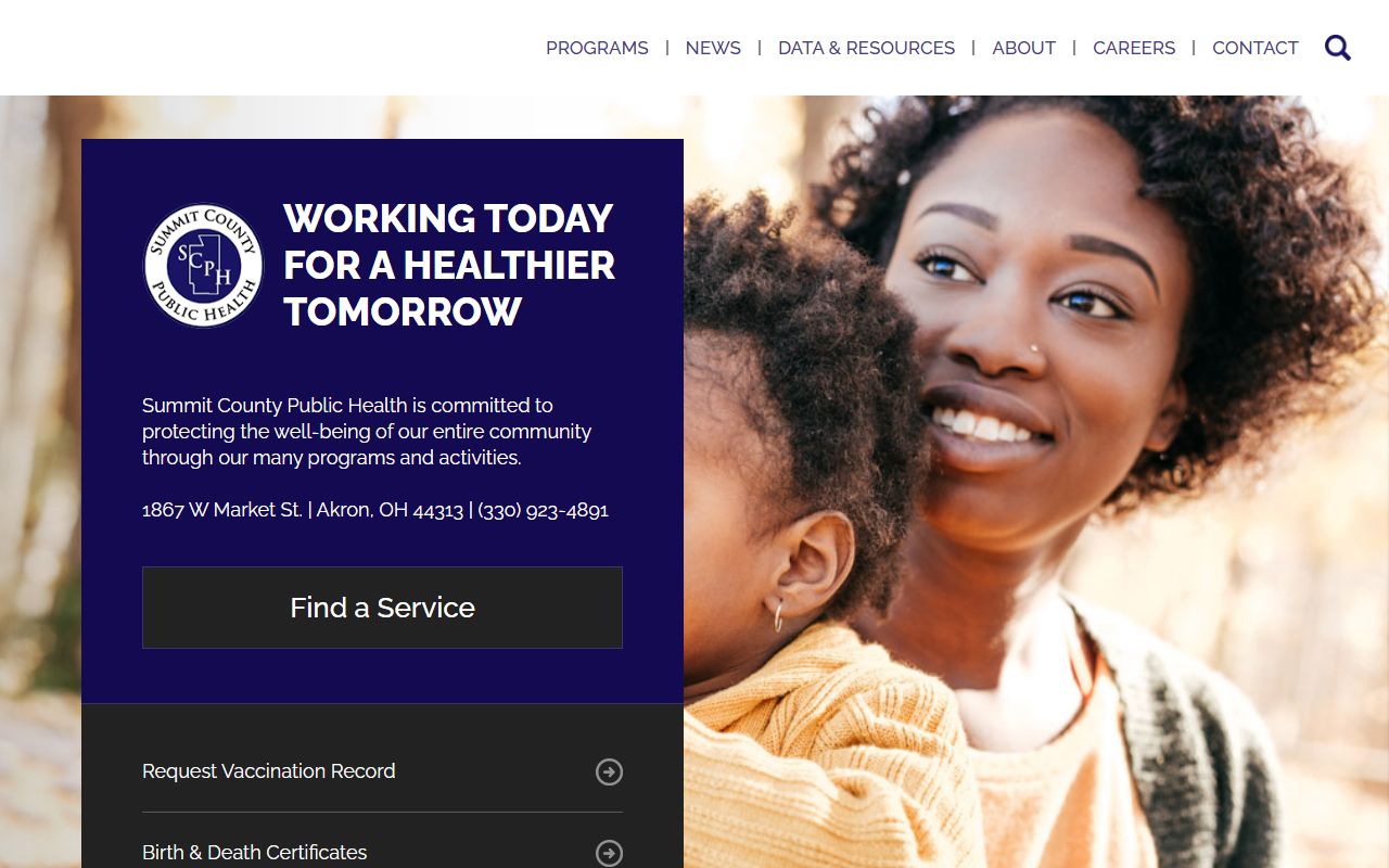 Akron Death Index - Summit County Public Health vital records