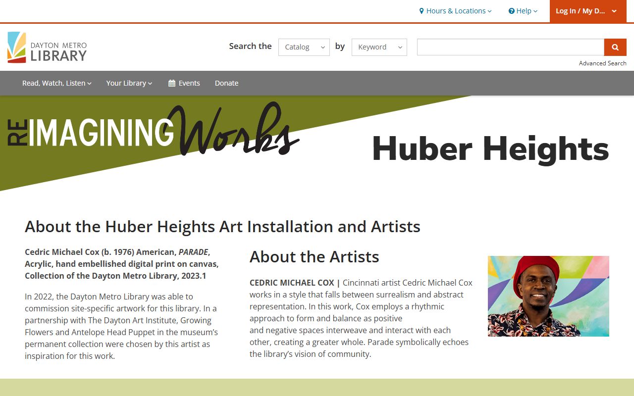 Huber Heights Death Index - Dayton Metro Library Huber Heights branch