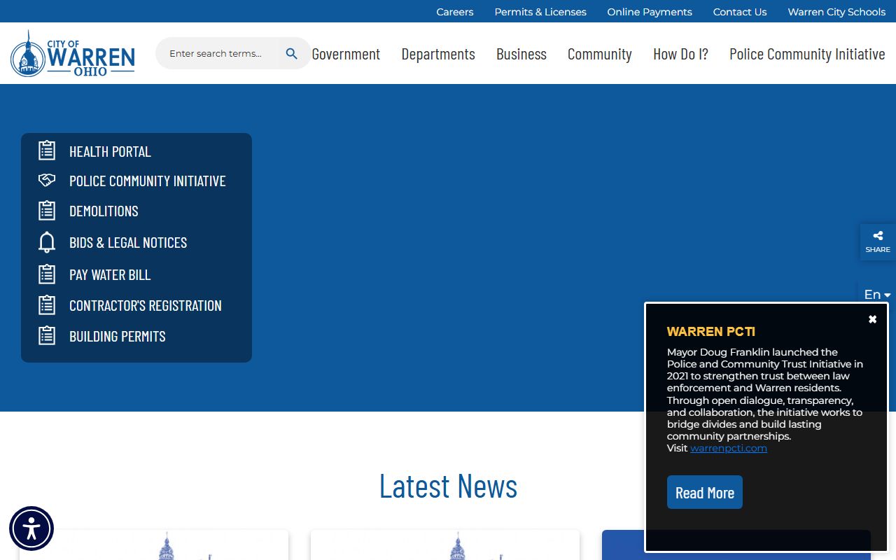 Warren Death Index - City of Warren official website