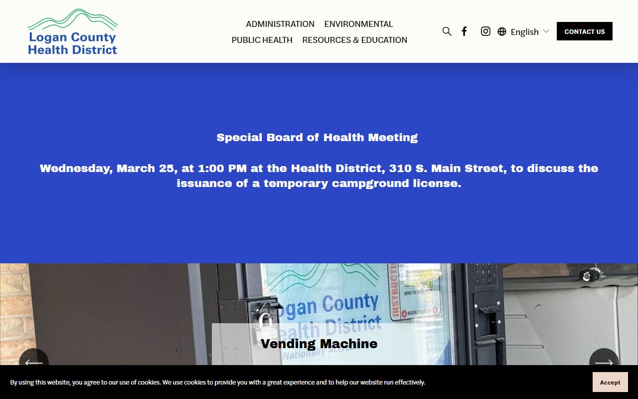 Logan County Death Index - Health District Certificates Page