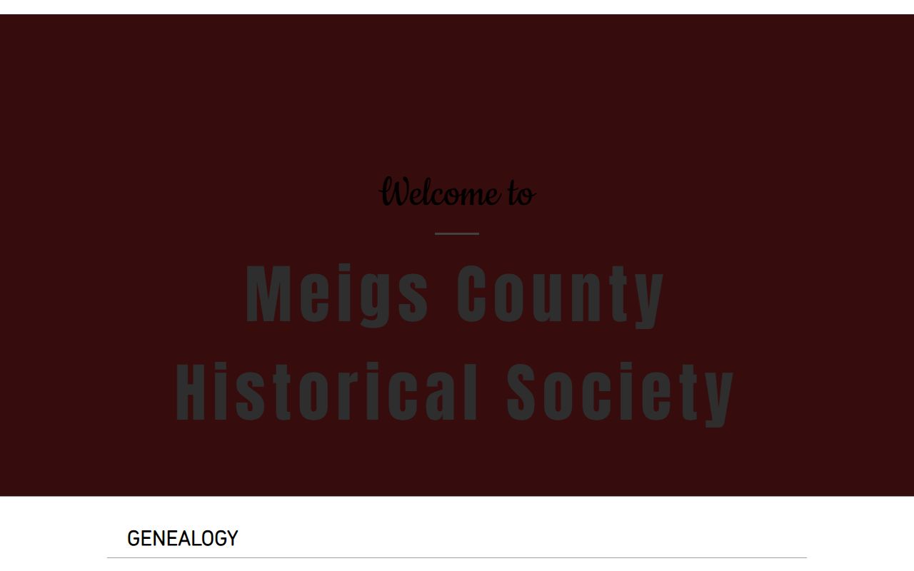 Meigs County Death Index - Probate Court Genealogy Records