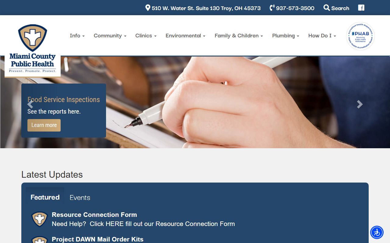 Miami County Death Index - Public Health Department