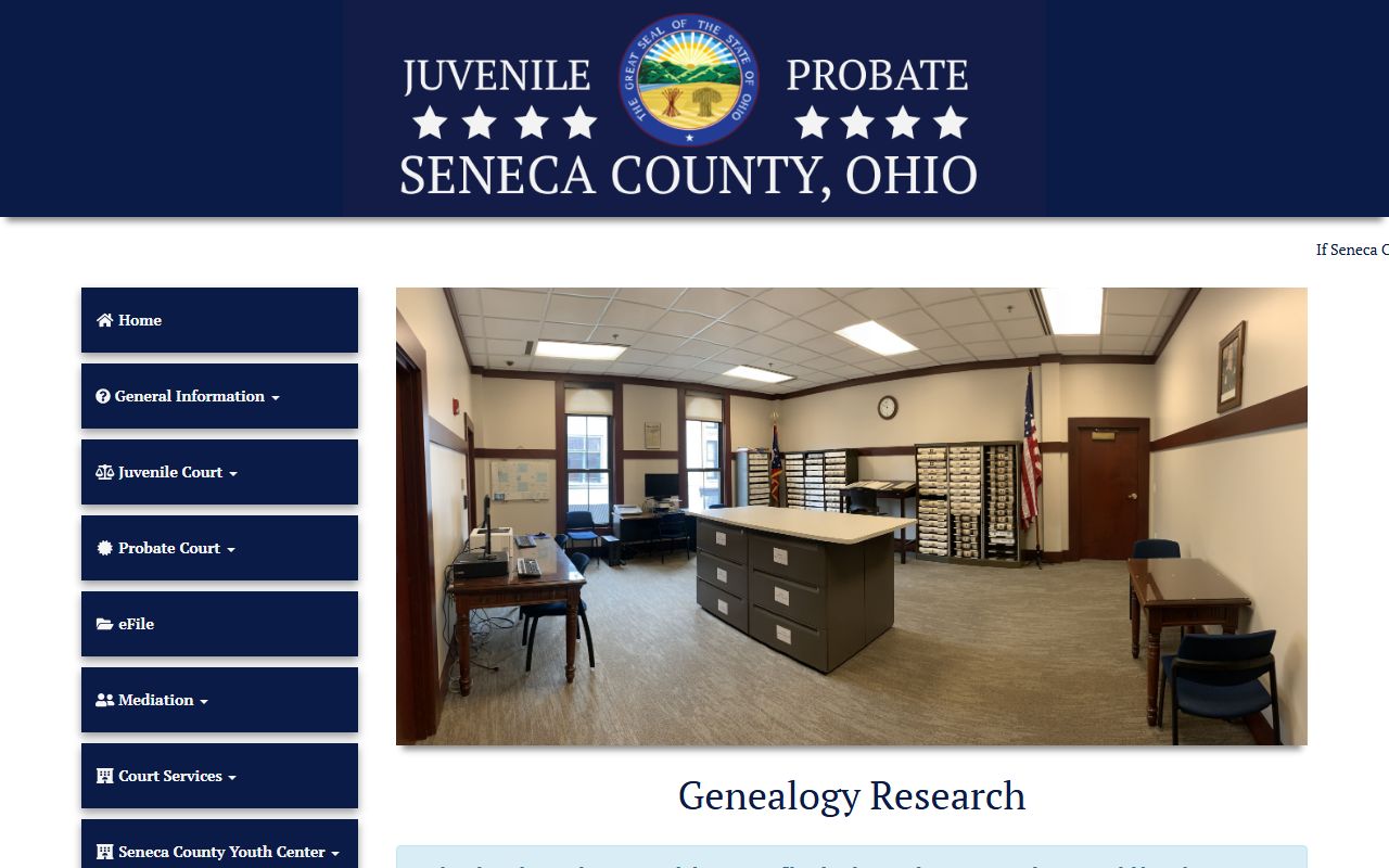 Seneca County Death Index - Seneca County Juvenile and Probate Court Genealogy