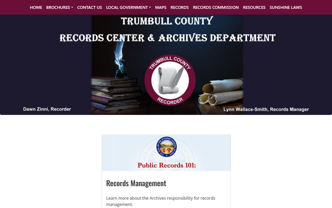 Trumbull County Death Index - Archives Historical Records
