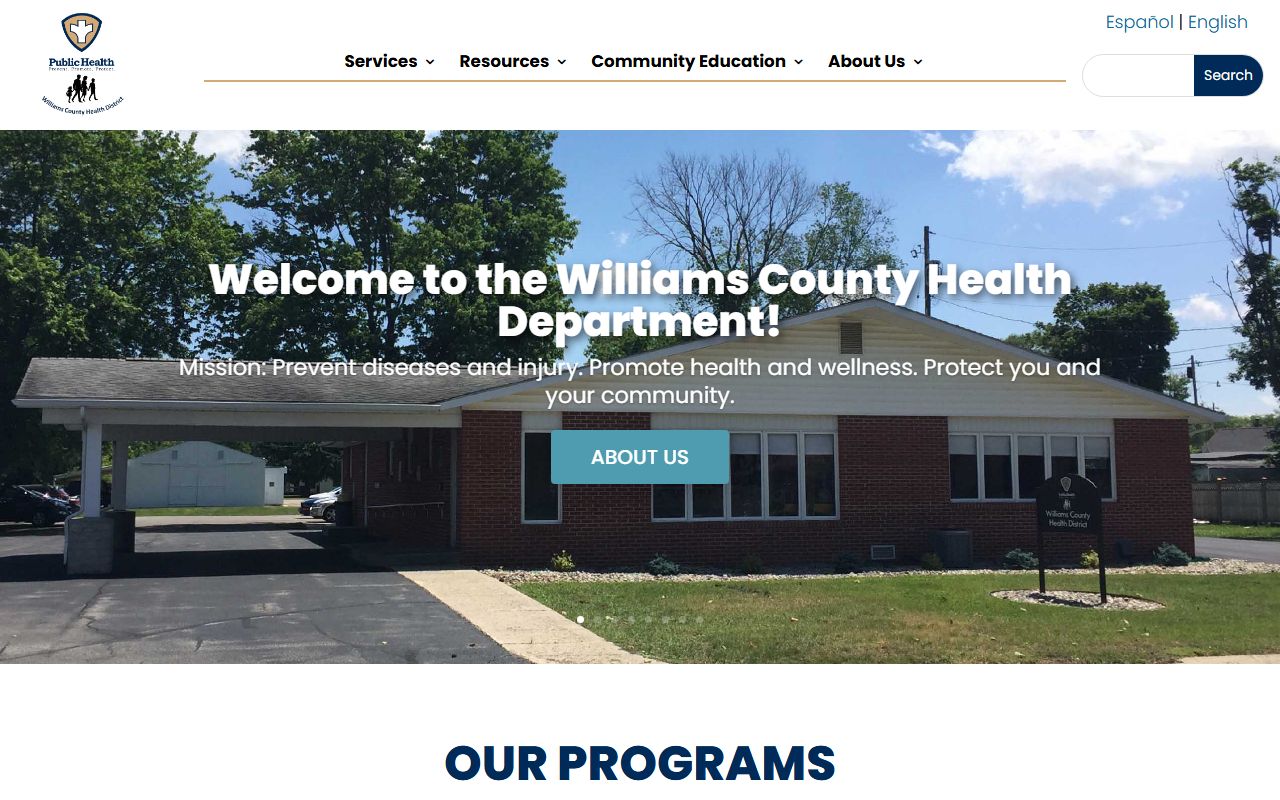 Williams County Death Index - Health Department Website