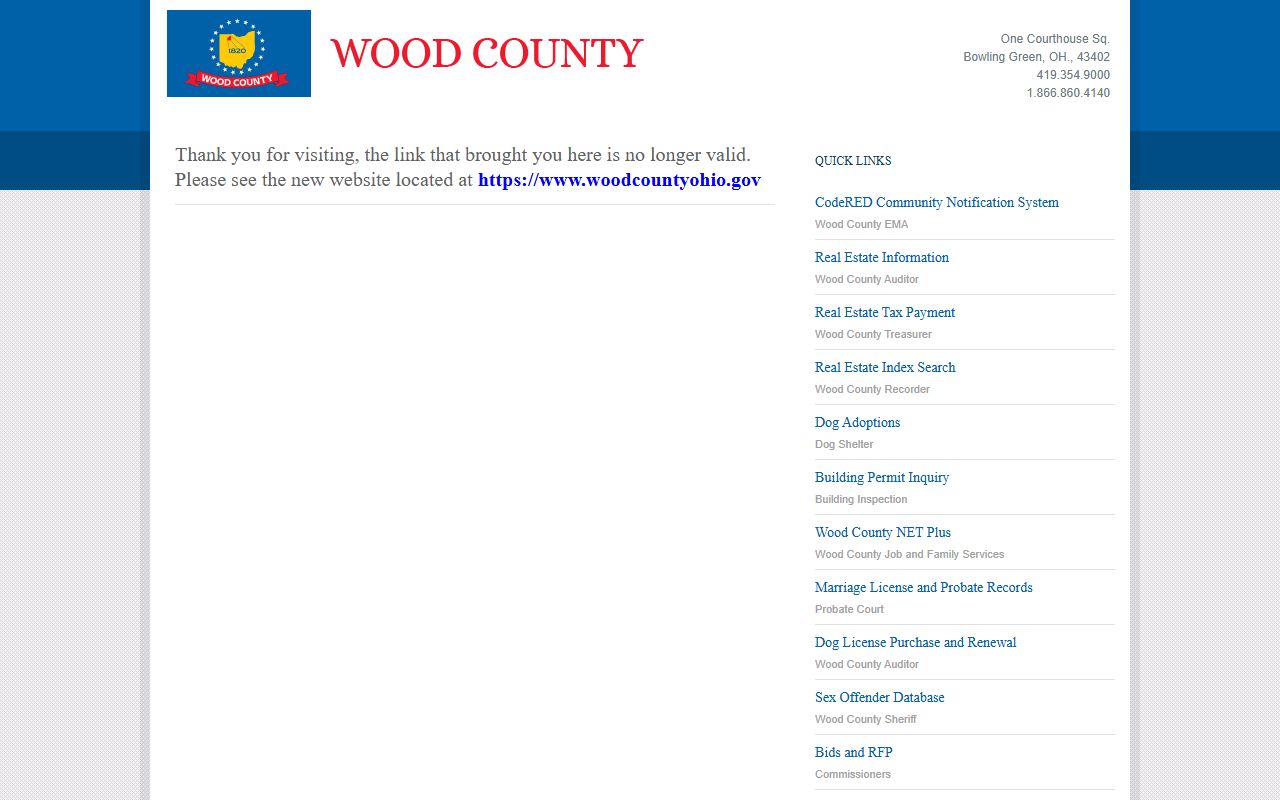 Wood County Death Index - Wood County Government Official Records